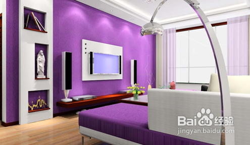 用紫色装点神秘优雅的小窝