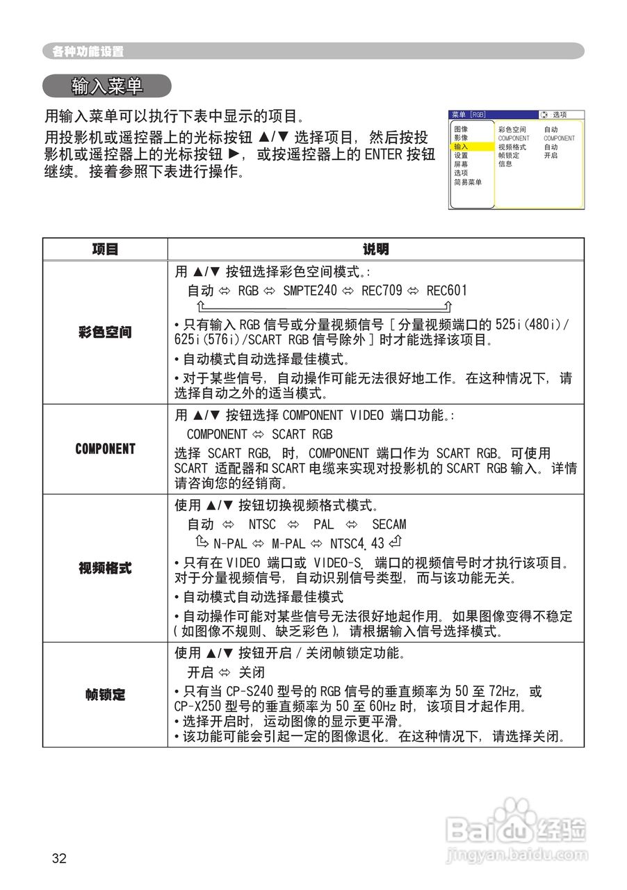 日立CP-X250投影机使用说明书:[4]