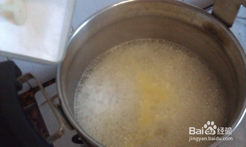 蟹粉丝瓜粥--鲜美啊