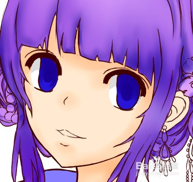 SAI绘画古装全过程 超详细