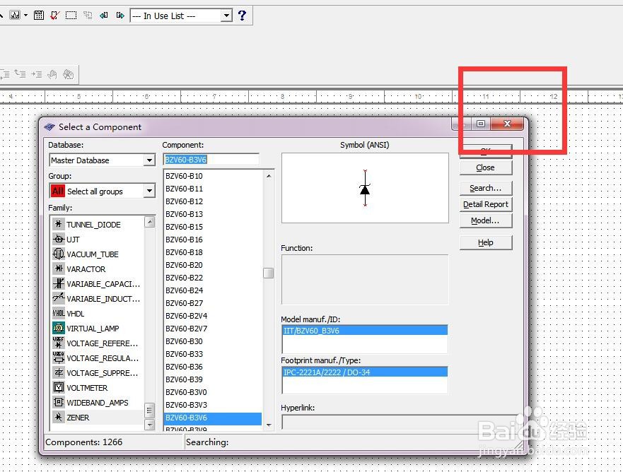 如何使用Multisim绘制BZV60-B3V6二极管？