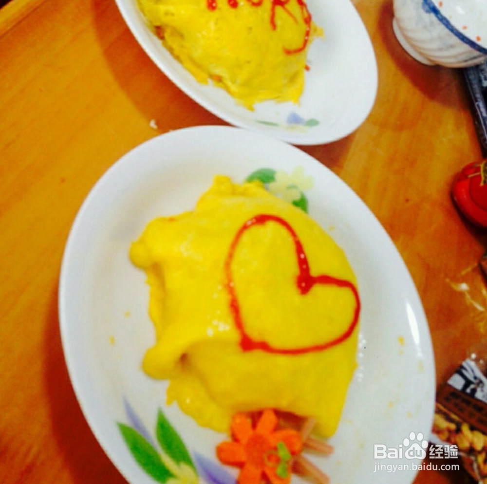 简易蛋包饭的做法