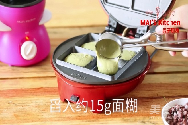 清新快手 | 抹茶蜜豆夹心蛋糕