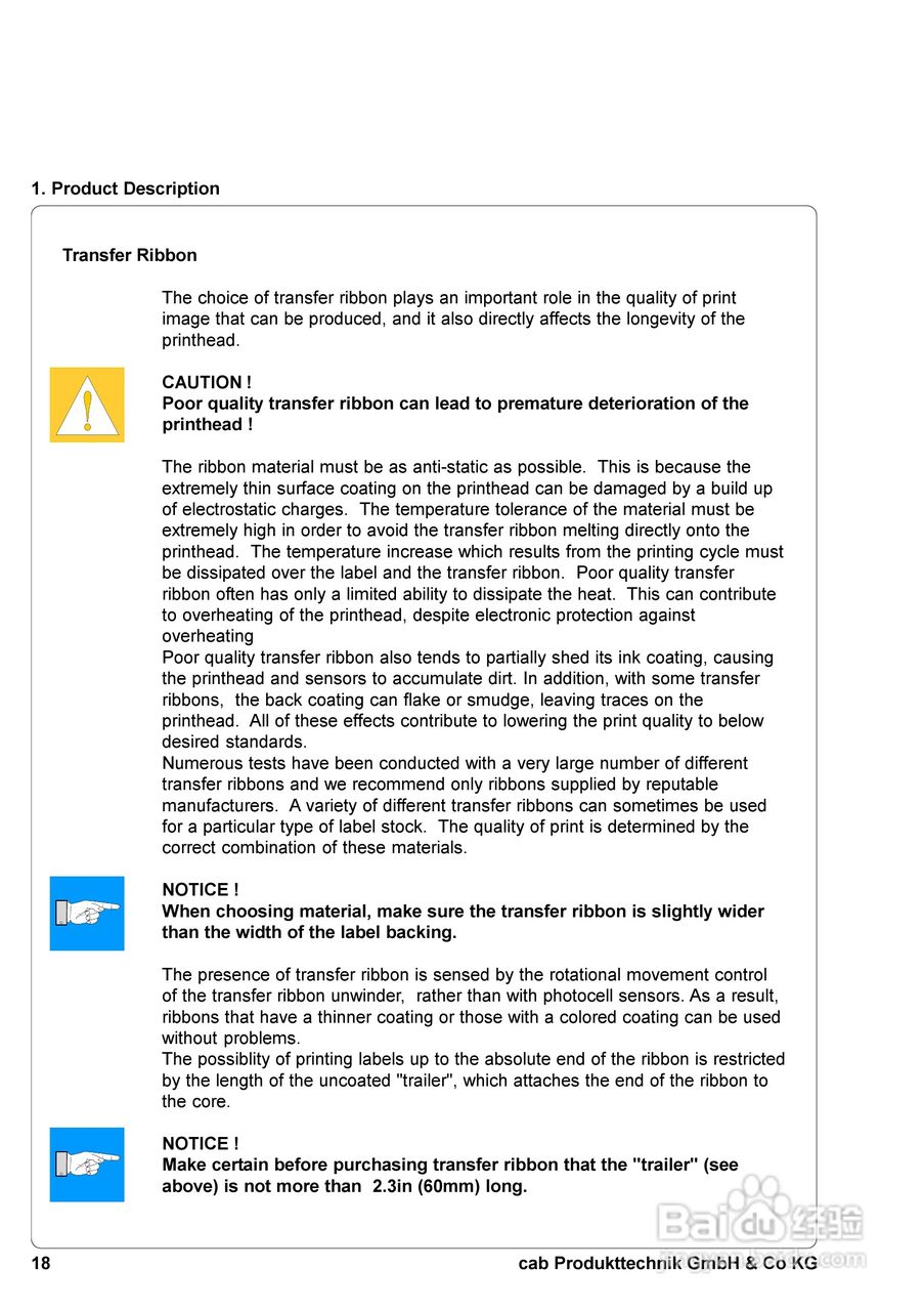 cab A8300打印机使用说明书:[2]