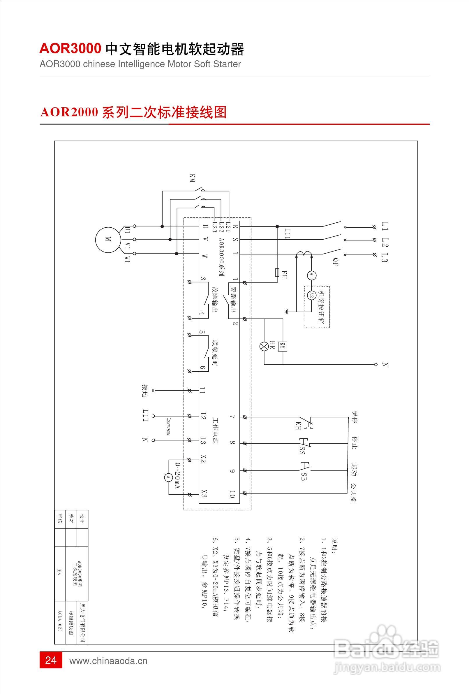 AOR3000中文智能软起动器用户手册:[3]