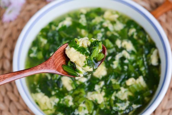 清香鸡蛋菠菜汤