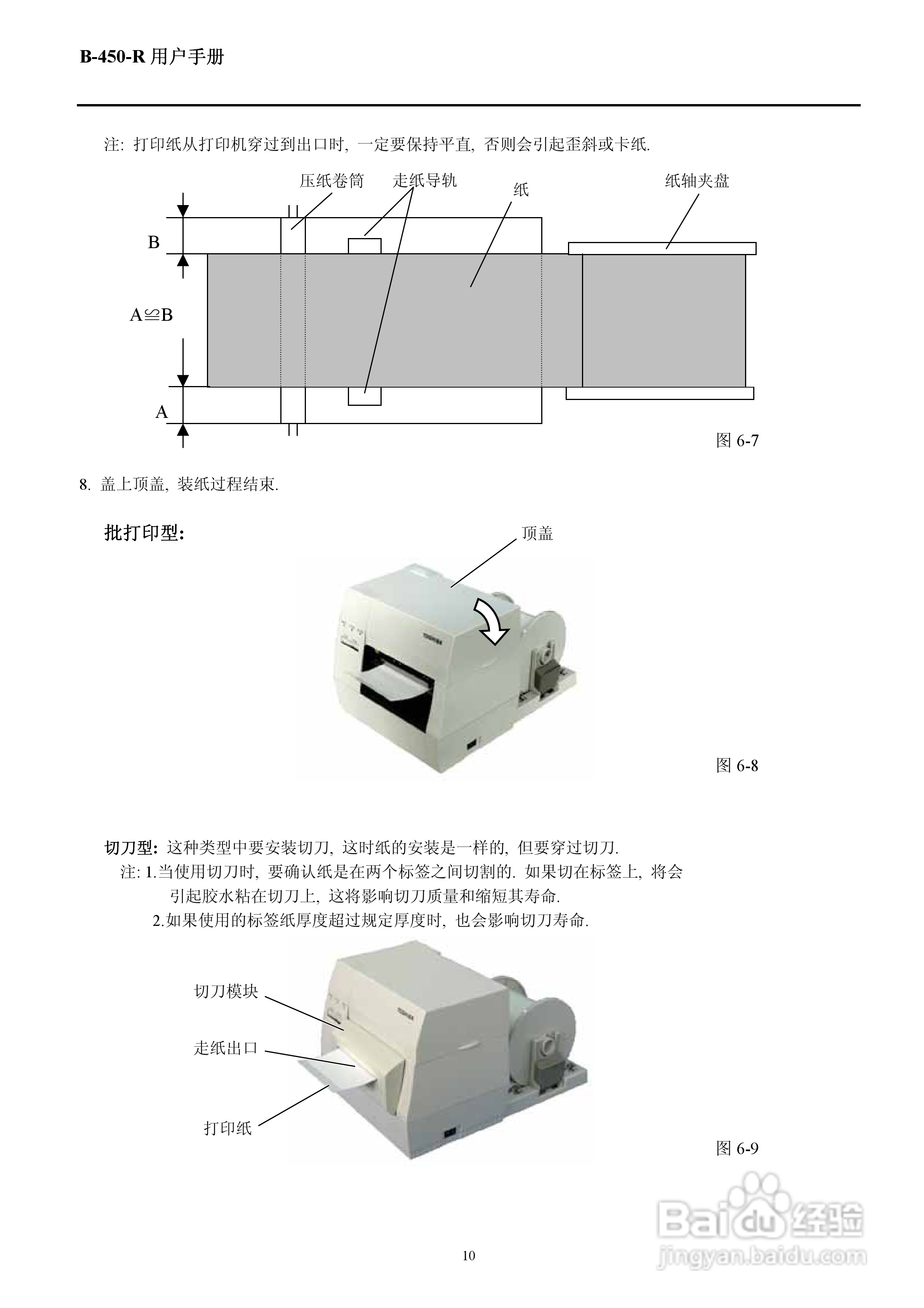 东芝B-452R打印机说明书:[2]