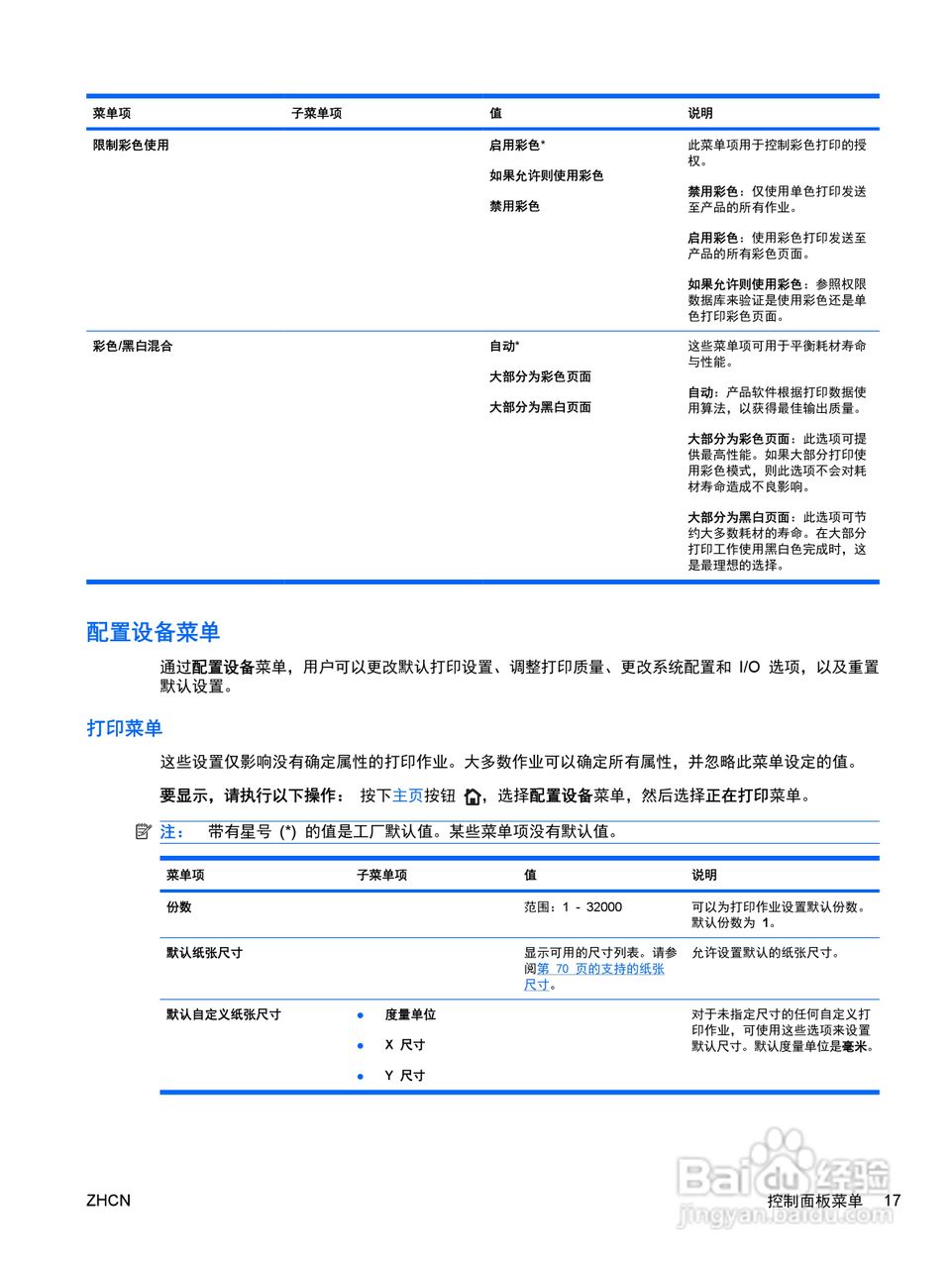 惠普 COLOR LASERJET ENTERPRISE CP4525打印机说明书:[4]