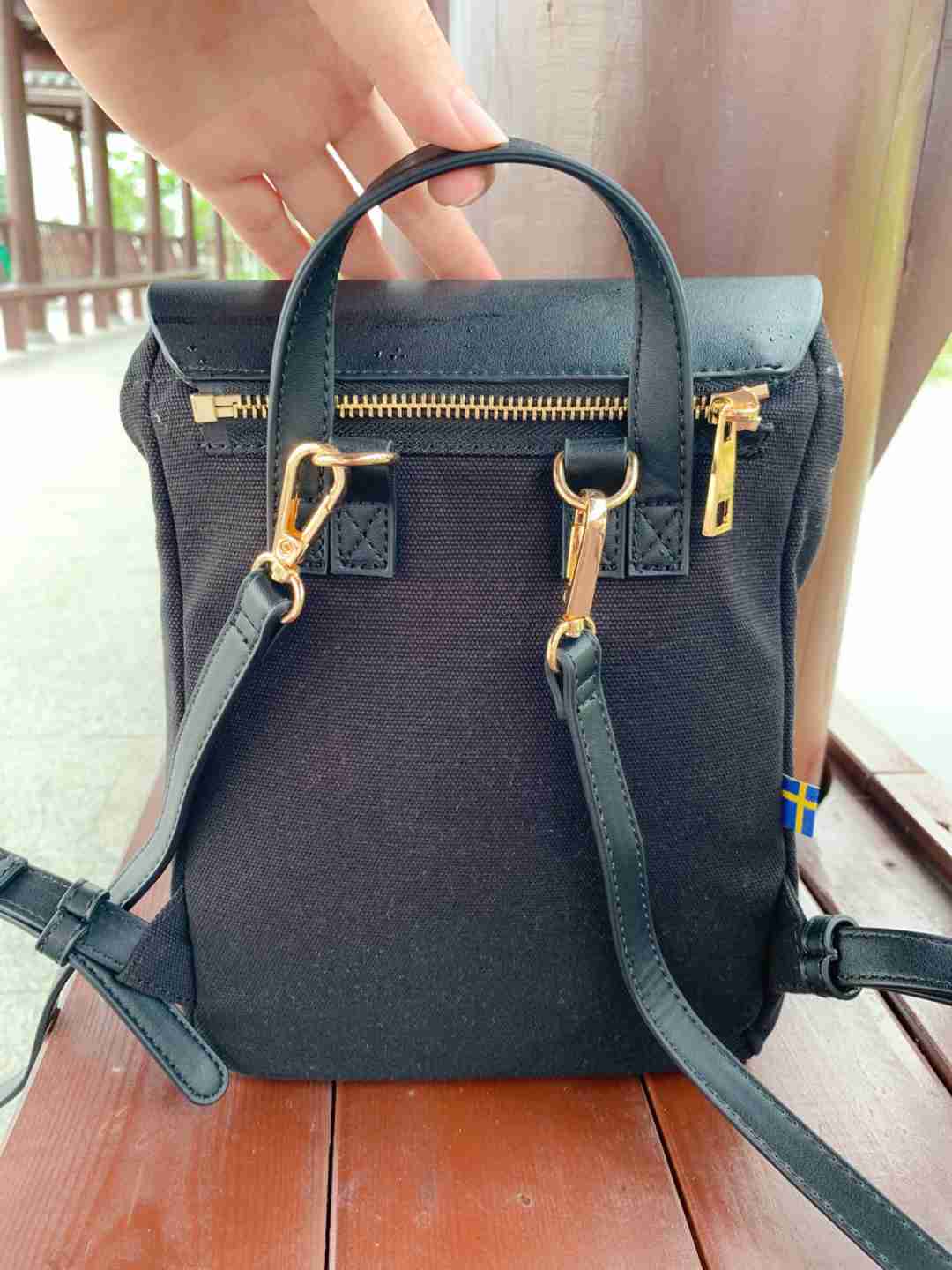 直男老公送的礼物，仙女双肩包包