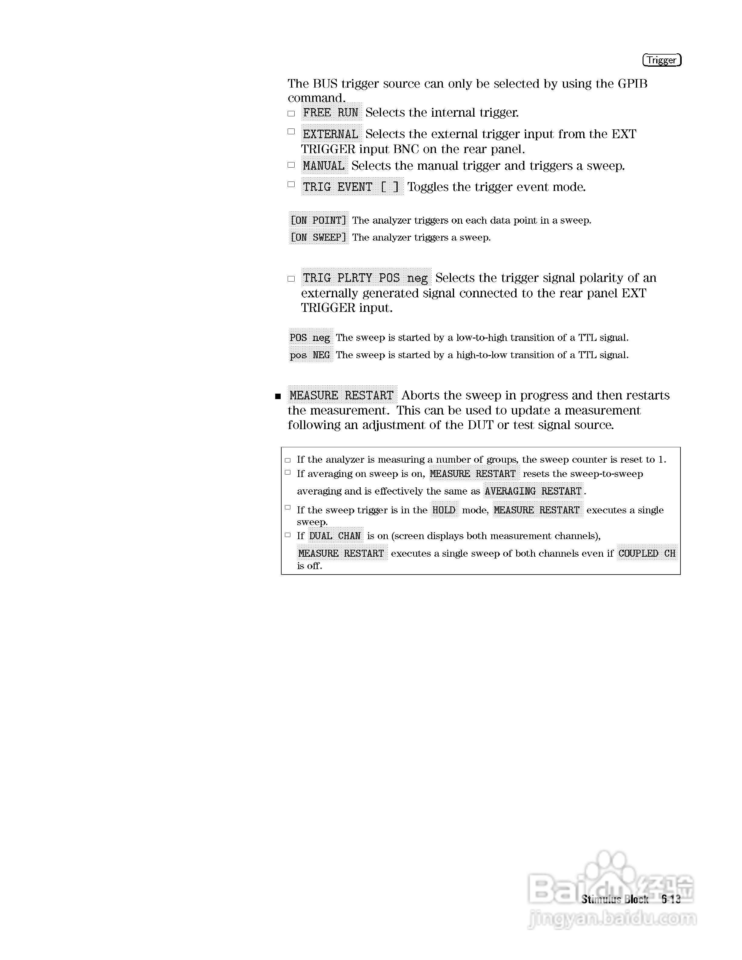 HP4291B分析仪说明书:[15]