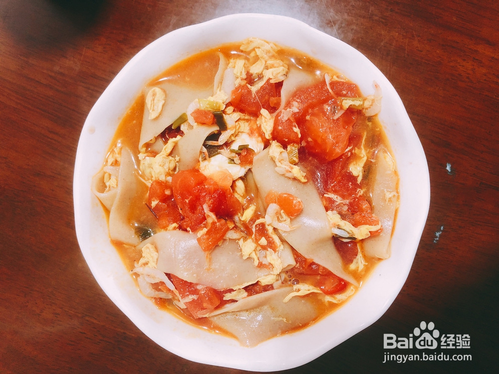 在家也能做的西红柿鸡蛋荞麦刀削面