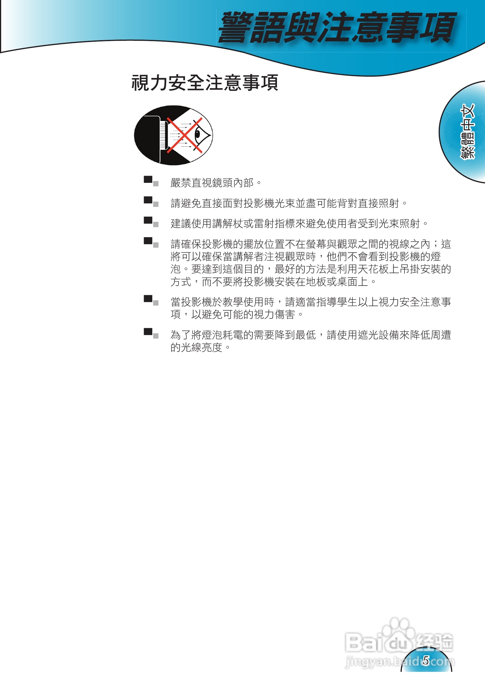 奥图码 H72投影机说明书:[1]