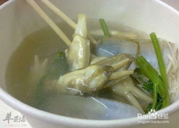 如何处理蛏子的脏东西