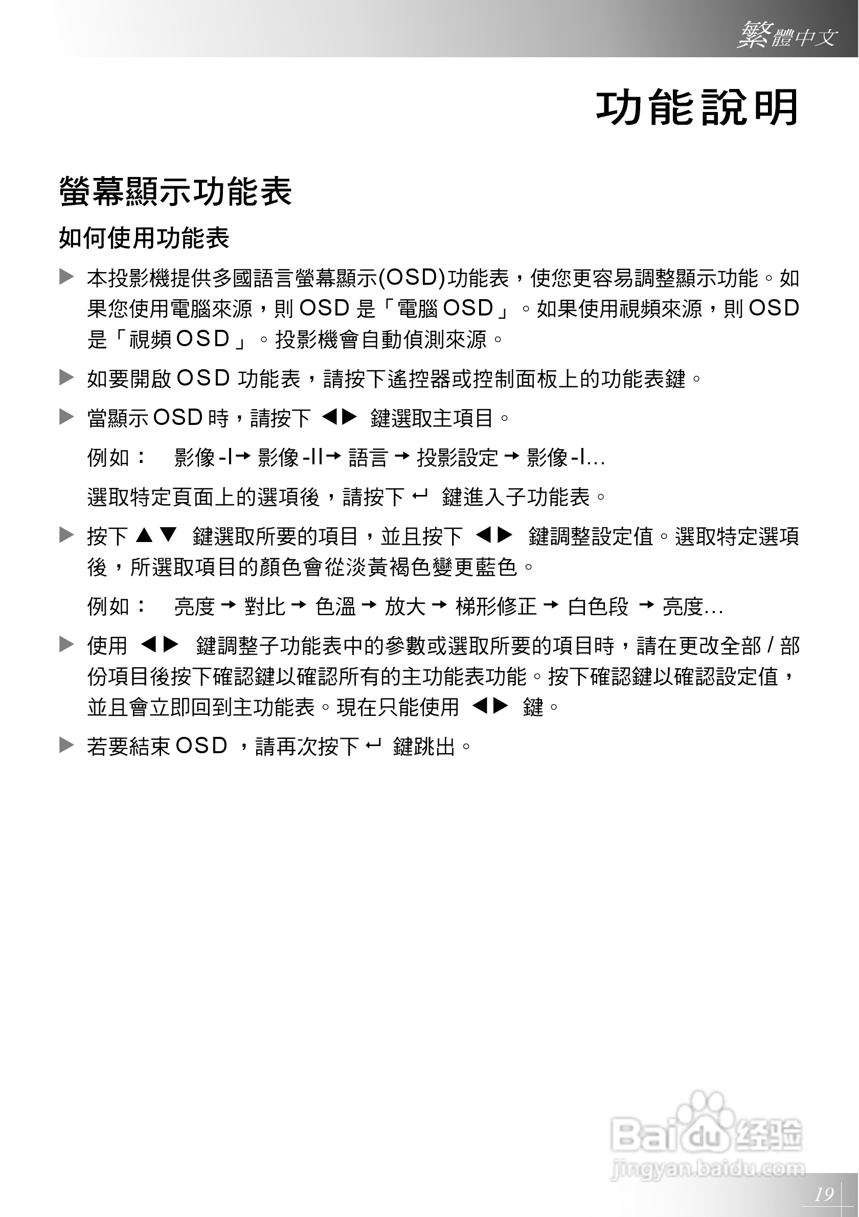 Optoma奥图码 EP731投影机说明书:[2]