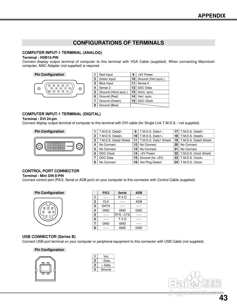 EIKI爱其 LC-X1000说明书:[5]