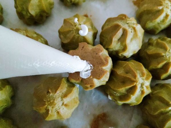 抹茶泡芙圣诞树