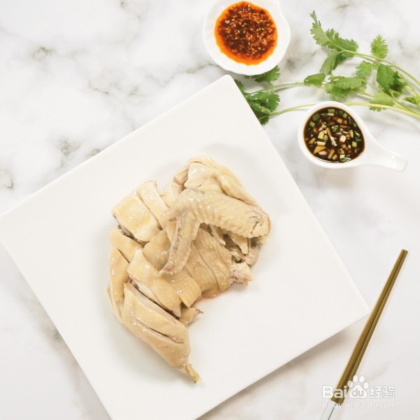 广东名菜白切鸡