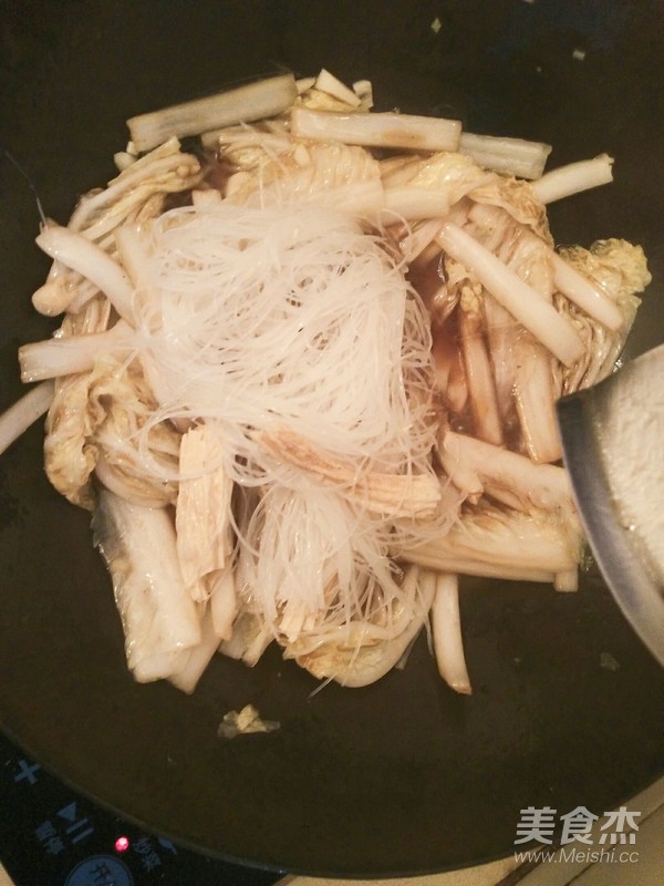 粉丝炖白菜的做法