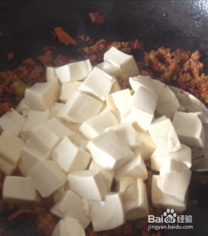 肉末豆腐--不碎的做法