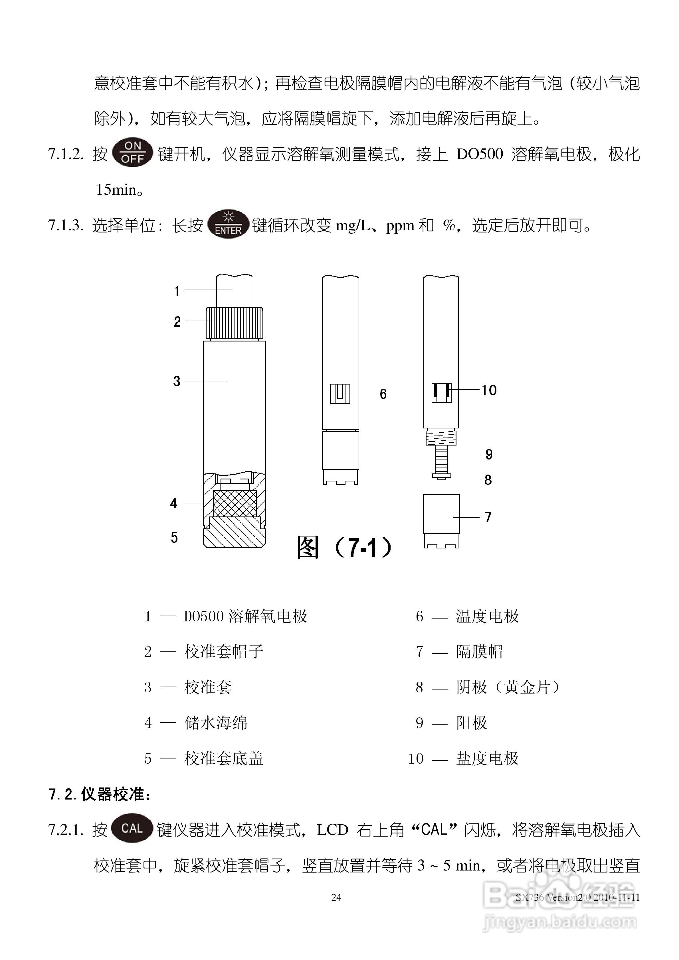 SANXIN SX736型pH/mV/电导率/溶解氧测量仪使用说明书:[3]