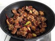 美味的香辣牛肉