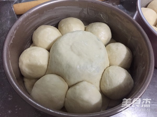 快手皇冠面包 一次发酵