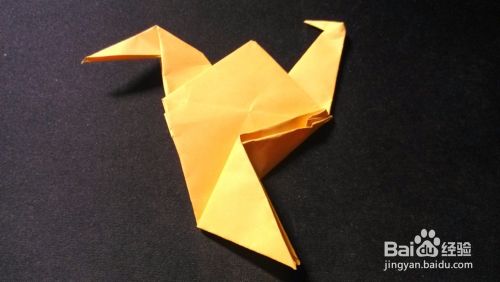 如何用纸折叠公鸡
