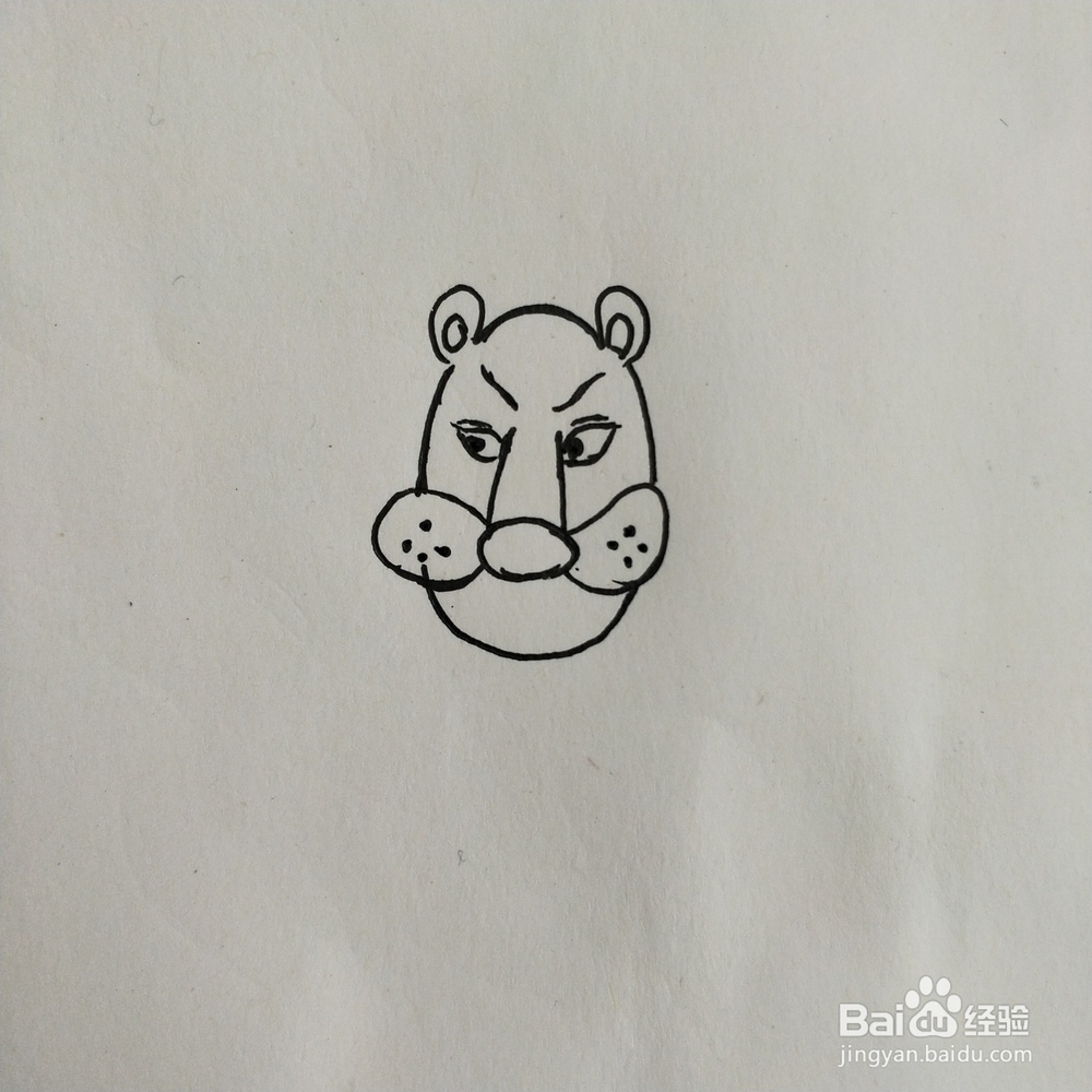 怎么画狮子的简笔画？