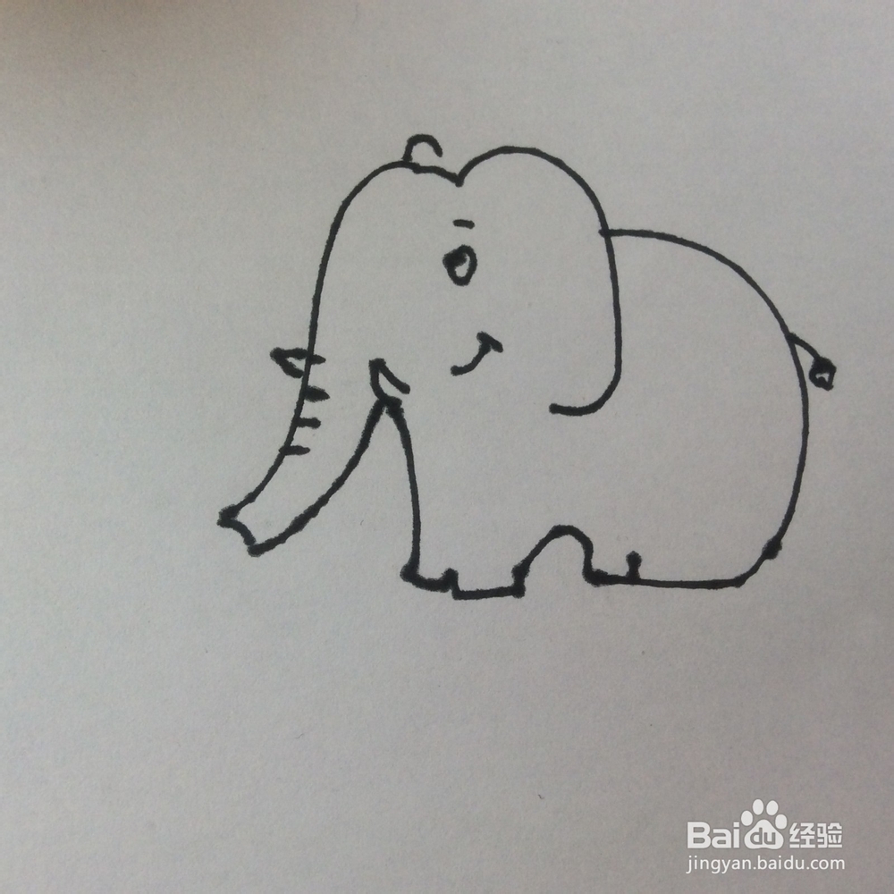 如何画大象的儿童画？大象的简笔画如何画呢？