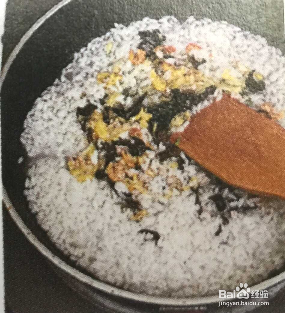 营养早餐木耳粥的做法