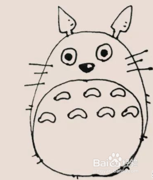 手绘简笔画之龙猫的做法
