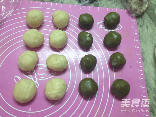 紫薯蛋黄抹茶酥