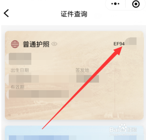 怎么查护照号码