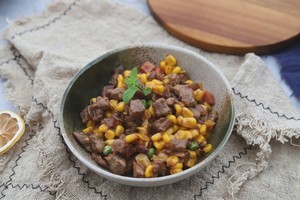 美味嫩爆牛肉粒