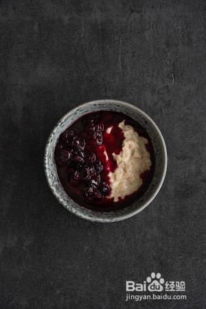 蓝莓燕麦粥的做法