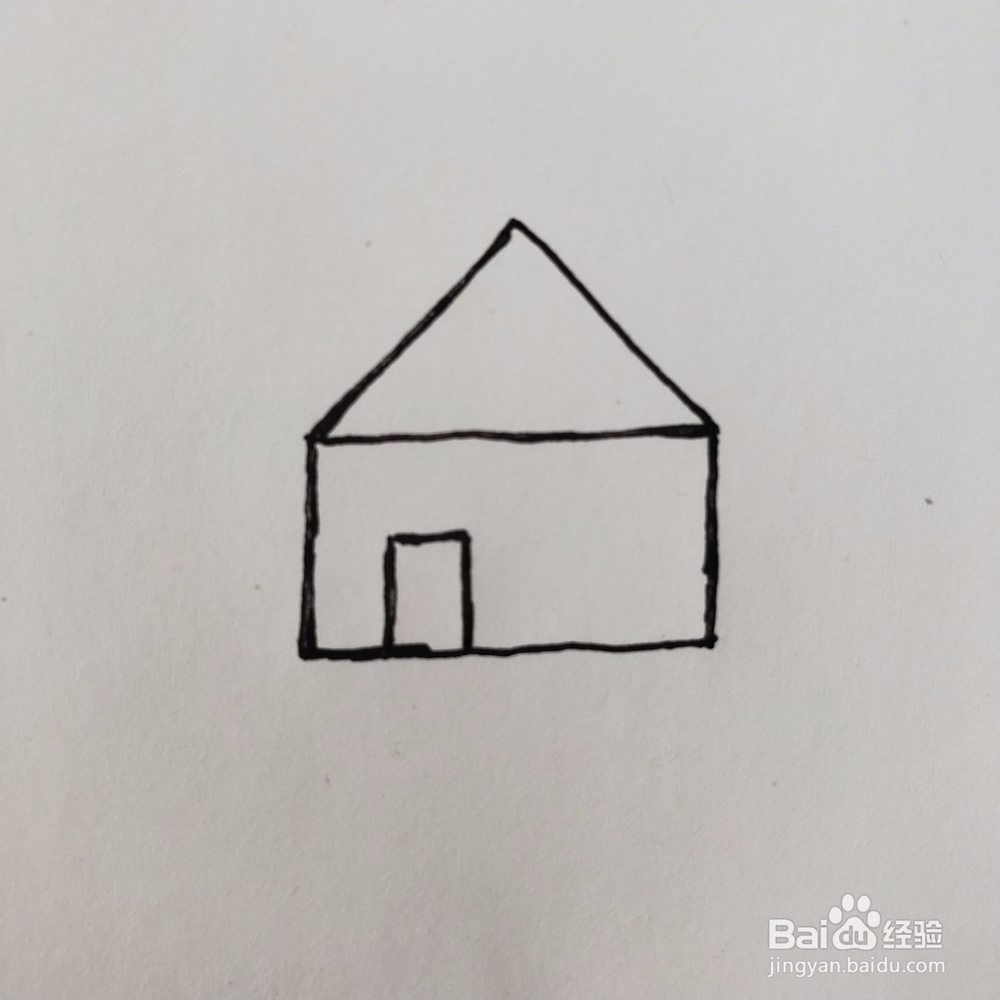 宝宝启蒙画：图形世界里的小房子