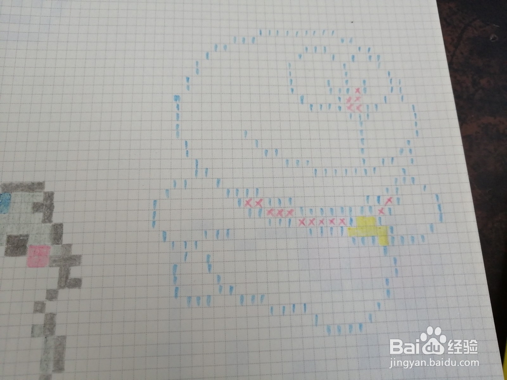 简单的网格画—奔跑的机器猫怎么画
