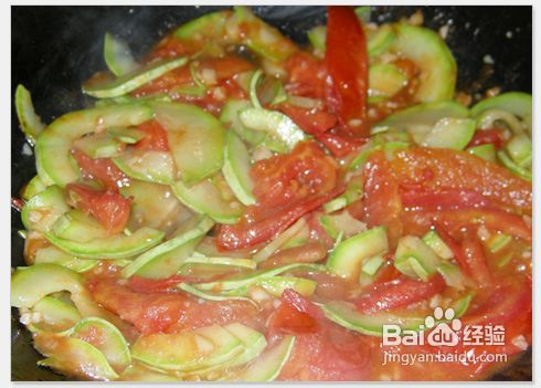 西葫芦烩番茄