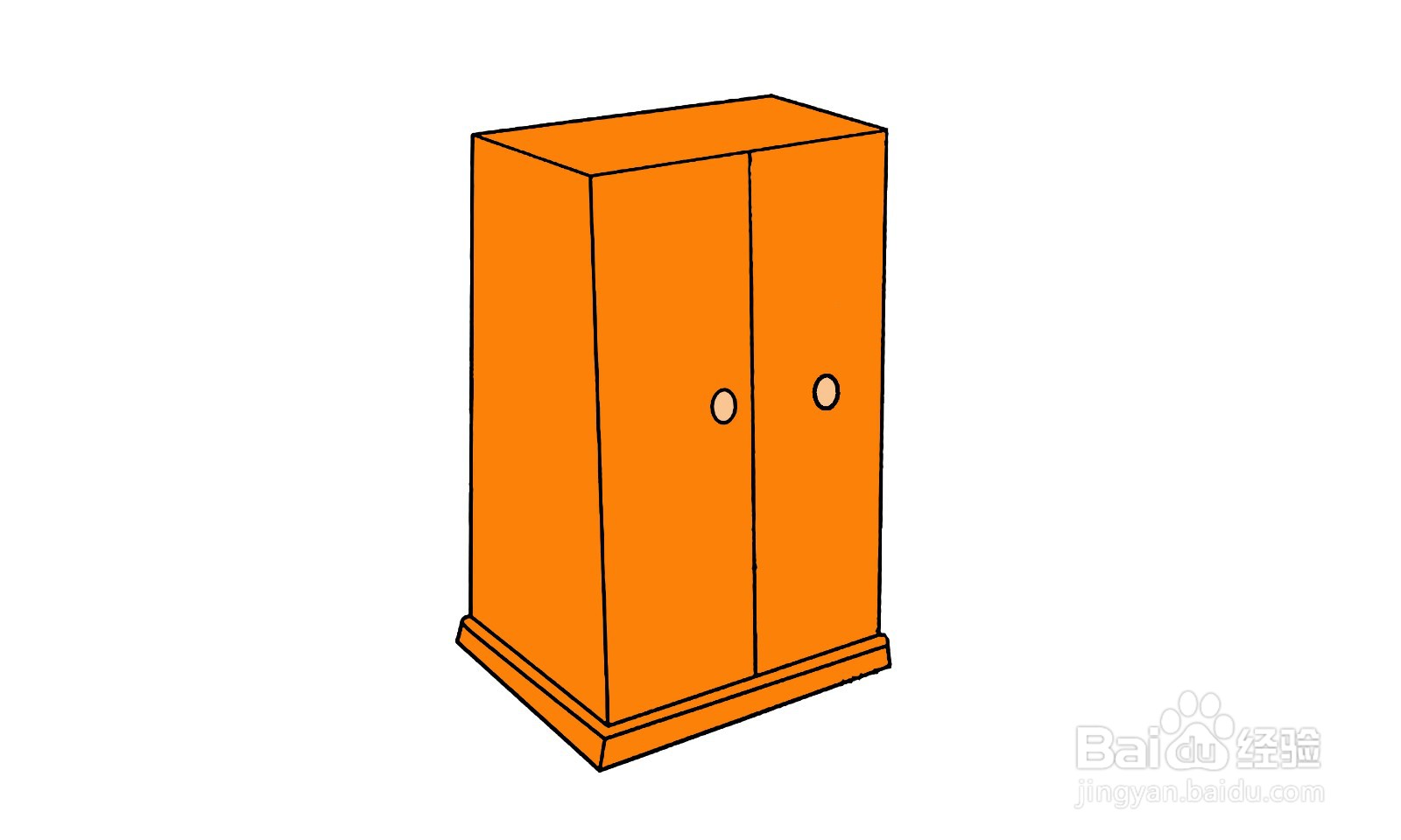 简笔画衣柜怎么画？