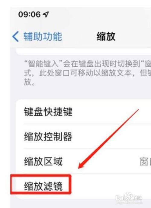 如何设置苹果手机灰度缩放滤镜