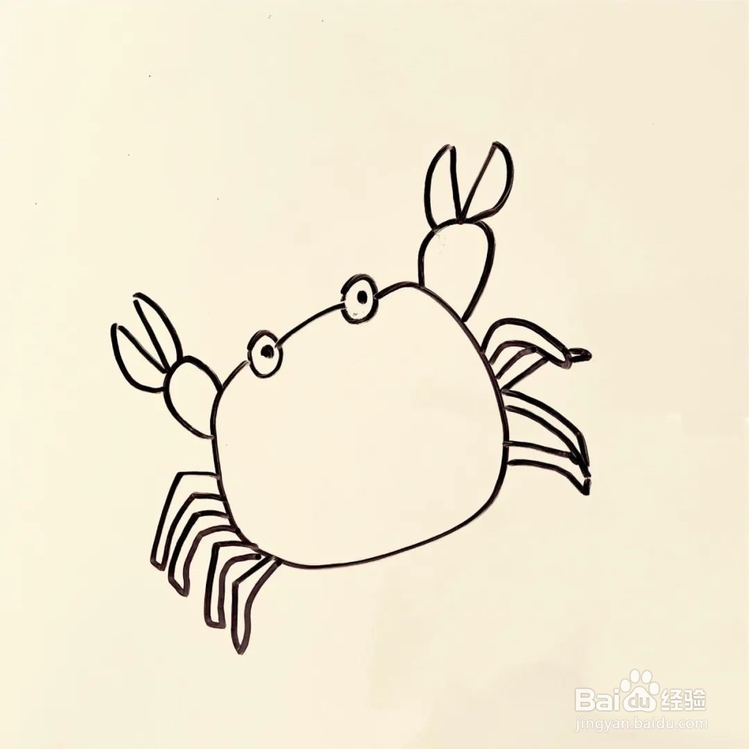 "卡通大闸蟹"怎么画?