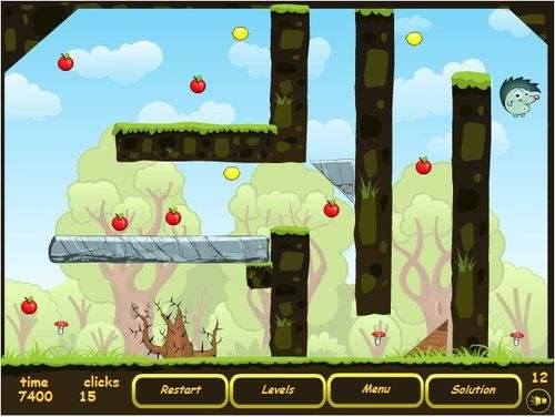 小刺猬吃苹果第十二关--第十三关攻略