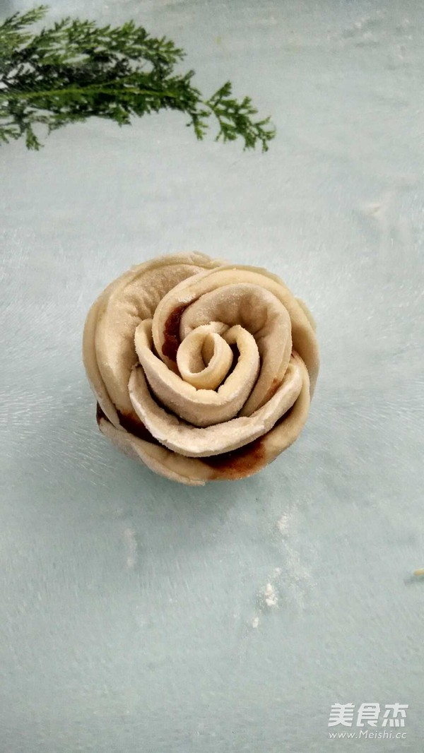 玫瑰花豆沙卷