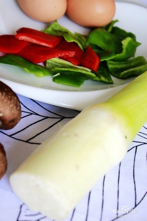 清新淡雅 三蔬小炒蛋 芬芳四溢