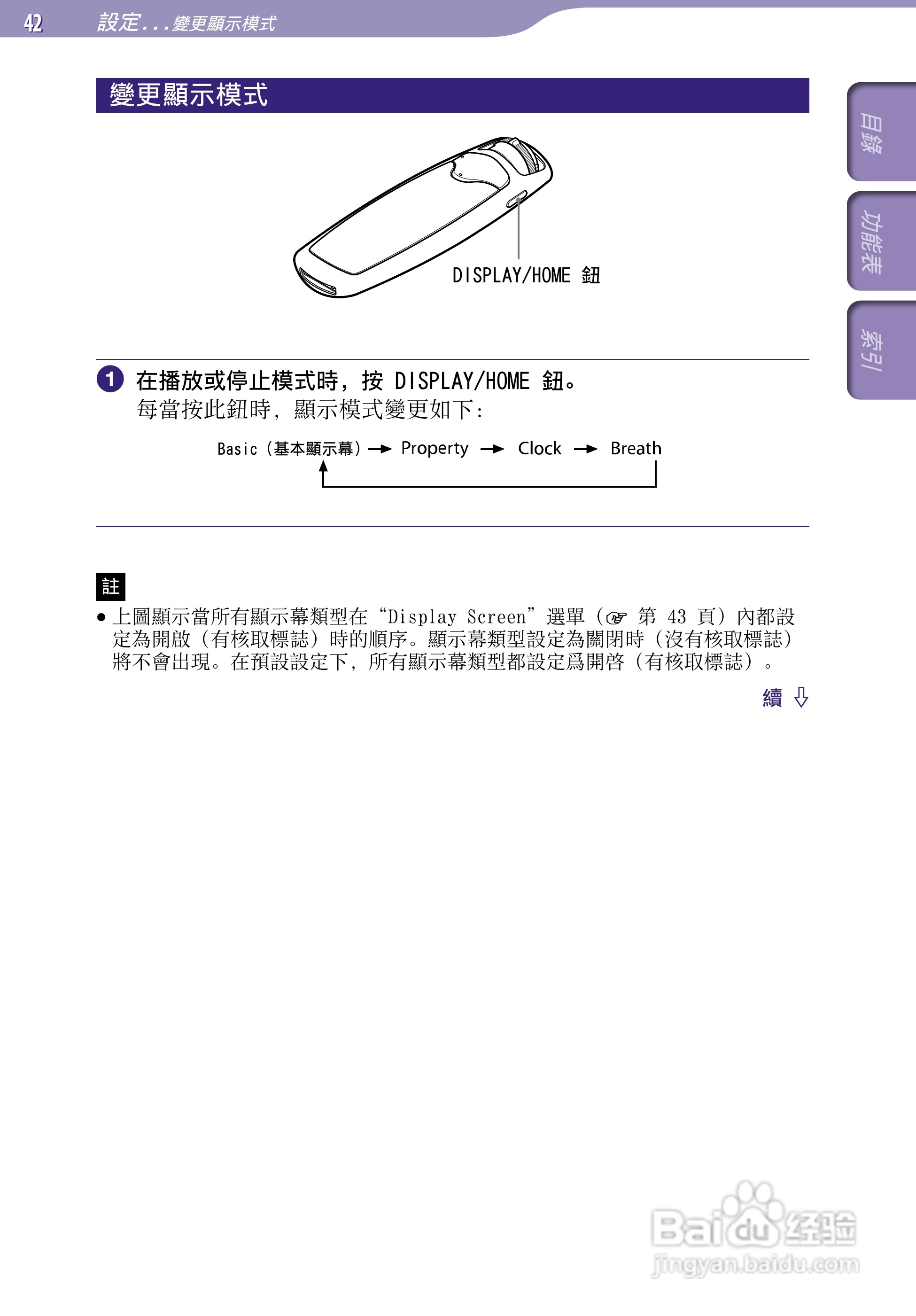 SONY索尼NW-S706F数码影音使用说明书:[5]