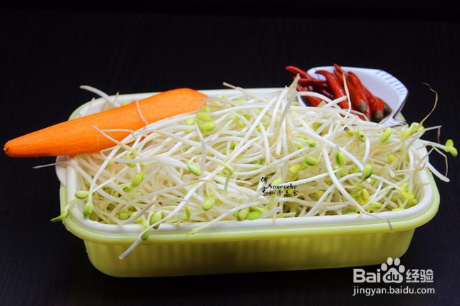 泡椒豆芽菜的做法