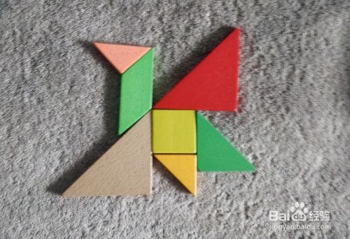 用七巧板怎样拼一只起飞的布谷鸟?