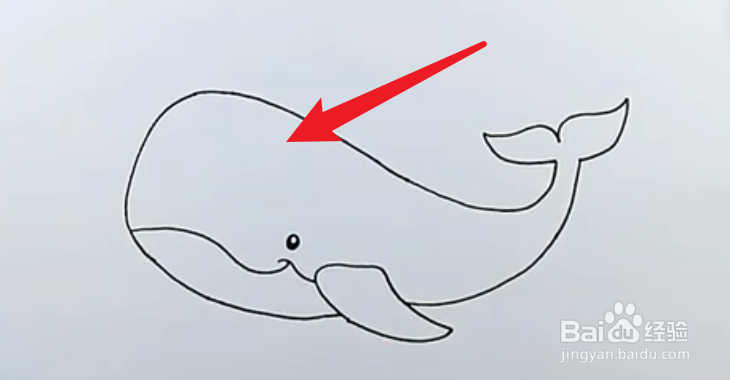 蓝鲸怎么画霸气