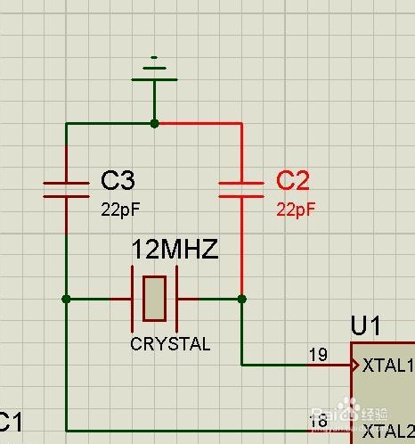 用proteus绘画51单片机最小系统