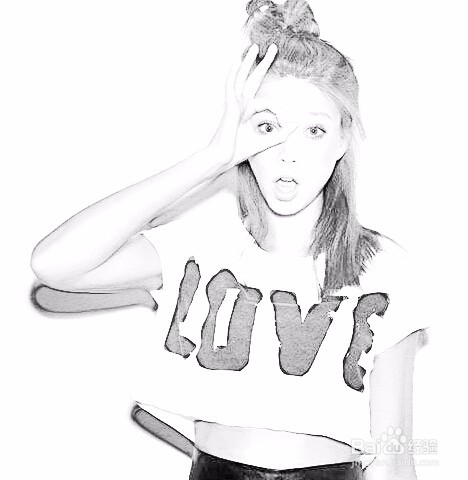 怎样用制作出铅笔素描画效果